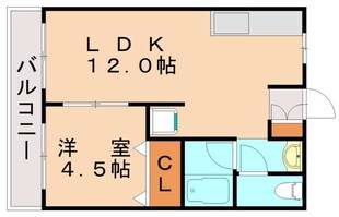 カレッジライフイシモトの物件間取画像